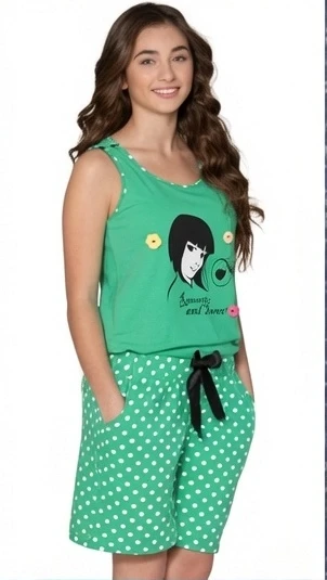7117 Berrak Kız Garson Pijama - Resim 4