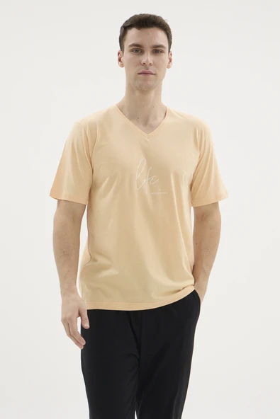 Kocabey KKT-26152 Erkek V Yaka Pijama Takımı ürün görseli 1