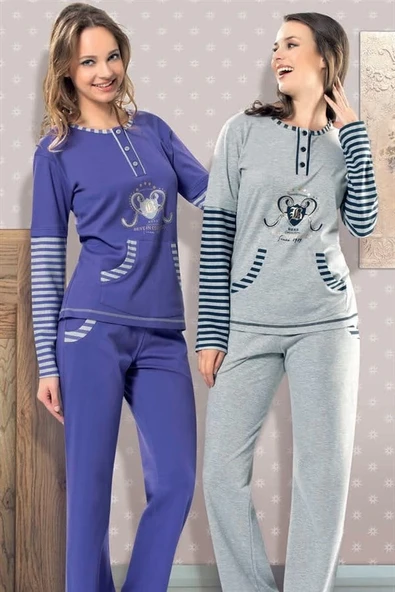 Berrak Bayan Kışlık Pijama Takımı 5290 ürün görseli 1