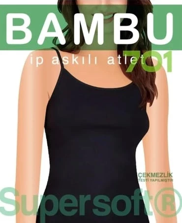 Star 701 Kadın  Bambu İp Askılı  Atlet ürün görseli 1