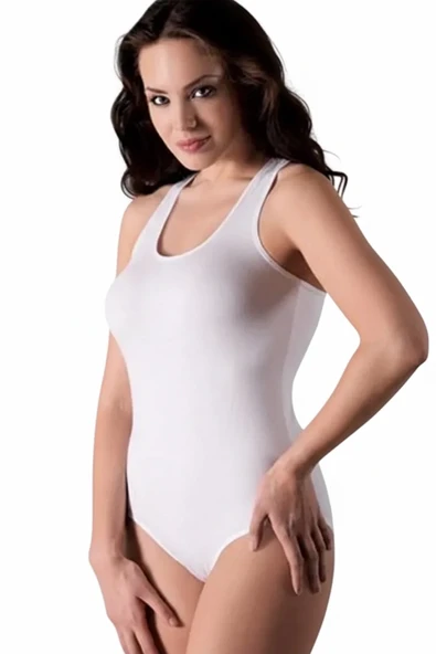 Şahinler Dar Askılı U Yaka Çıtçıtlı Body B880 ürün görseli 1