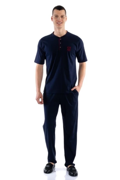 D'S Damat 02000 Kısa Kol 3'lü Erkek Pijama Takımı ürün görseli 1