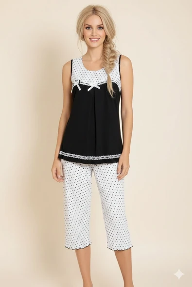 Şahinler Kadın Altı Puanlı Yazlık Pijama 21549 ürün görseli 1