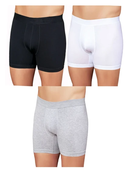 Huma One Erkek Lycralı Düz Boxer 2170 ürün görseli 1