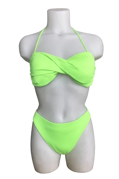Mila Burgulu Straplez Bikini ürün görseli 1