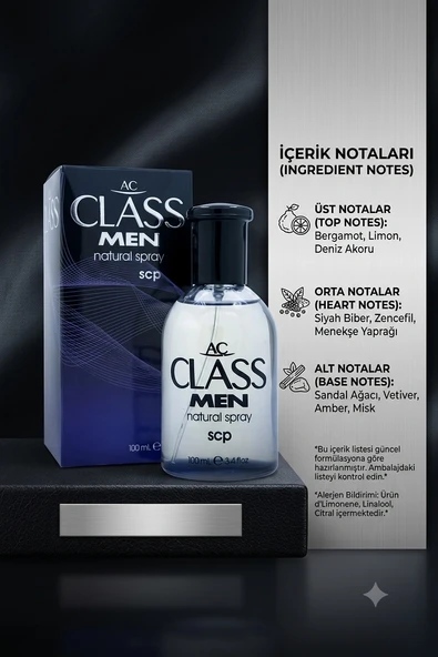 Ac Class Edc Men Scp 100 ML ürün görseli 1