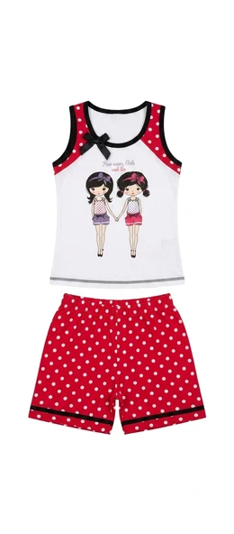 Berrak Kız Çocuk Şortlu Pijama Takımı 7630 ürün görseli 1