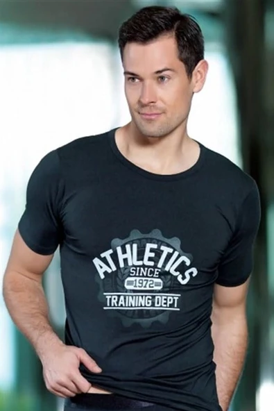 Berrak Erkek Athletick Baskılı Tshirt 1036 ürün görseli 1
