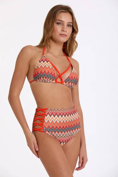 Argento 1228-3030 Kadın Üçgen Bikini Takımı - Resim 2