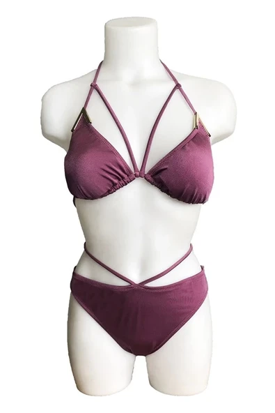 Sunset Bayan Küçük Üçgen Bikini - Resim 3