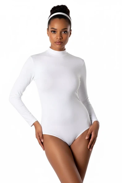 Şahinler Uzun Kollu Balıkçı Yaka Çıtçıtlı Body B856 ürün görseli 1