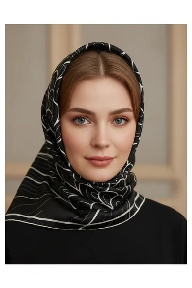 Mısırlı Polyester Eşarp Desen 3 ürün görseli 1