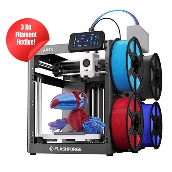FLASHFORGE ADVENTURER AD5X 3D YAZICI ürün görseli 1