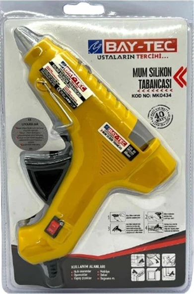 Bay-Tec Mk- 0434 Mum Silikon Tabancası İnce 40W ürün görseli 1