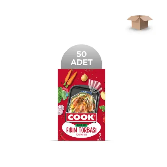 COOK Toptan Fırın Torbası Büyük Boy 2'li - Koli İçi 50'li ürün görseli 1