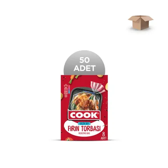 COOK Toptan Fırın Torbası Standart Boy 8'li - Koli İçi 50'li ürün görseli 1
