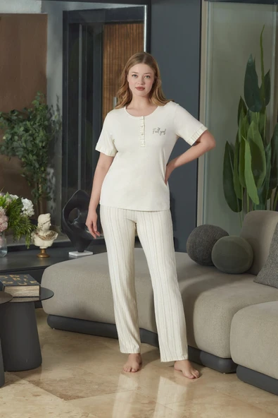 Aqua 26573 Kadın Kısa Kol Pijama Takımı ürün görseli 1
