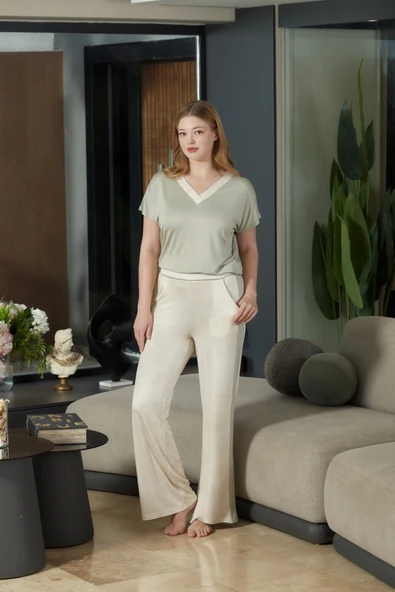Aqua 26888 Kadın Kısa Kol Pijama Takımı ürün görseli 1