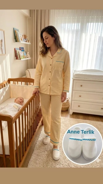 BASKILI ANNE BEBEK LOHUSA SET 3 Ay Kız ürün görseli 1