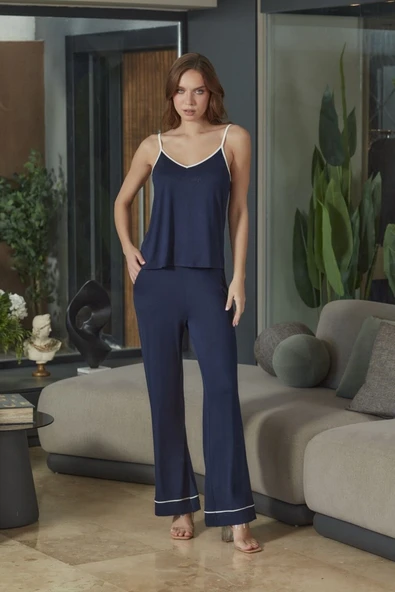 Aqua 26577 Kadın İp Askılı  Pijama Takım ürün görseli 1