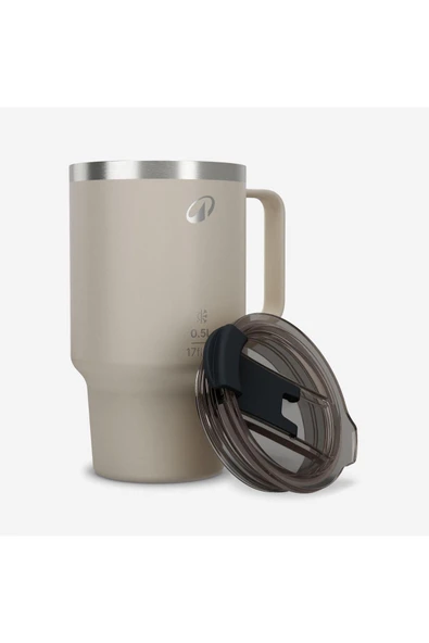 DECATHLON Termos Bej Bardak (0.5L) - Resim 2