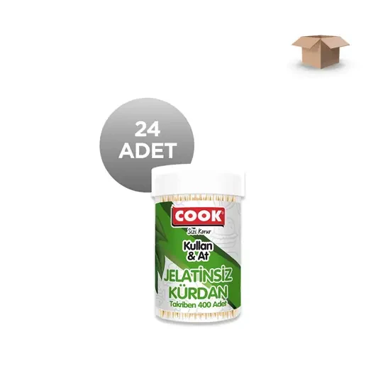COOK Toptan Bambu Kürdan 400'lü Koli İçi 24'lü ürün görseli 1