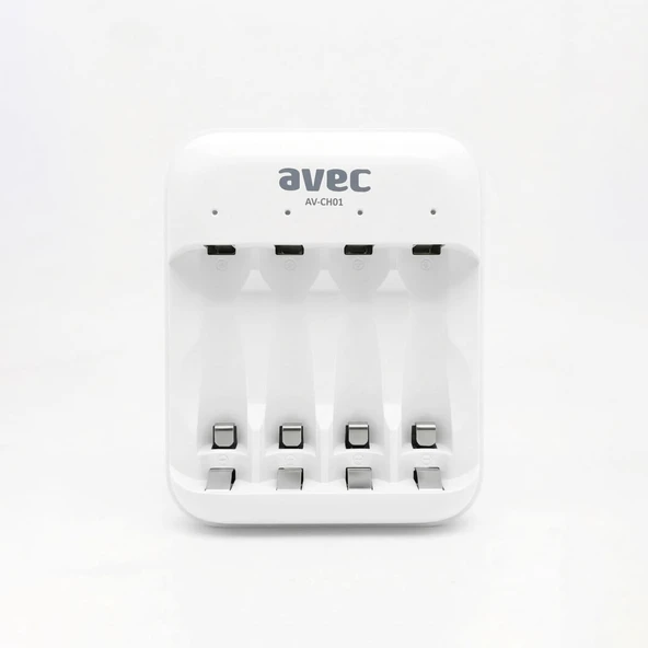 AVEC AV-CH01 USB HIZLI PİL ŞARJ CİHAZI 4LÜ ürün görseli 1