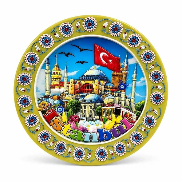 İstanbul Temalı Seramik Magnet Alk5852 ürün görseli 1
