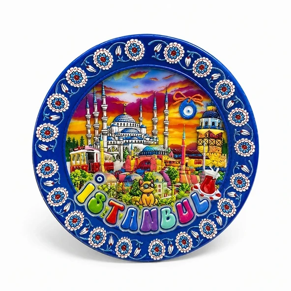 İstanbul Temalı Seramik Magnet Alk5854 ürün görseli 1