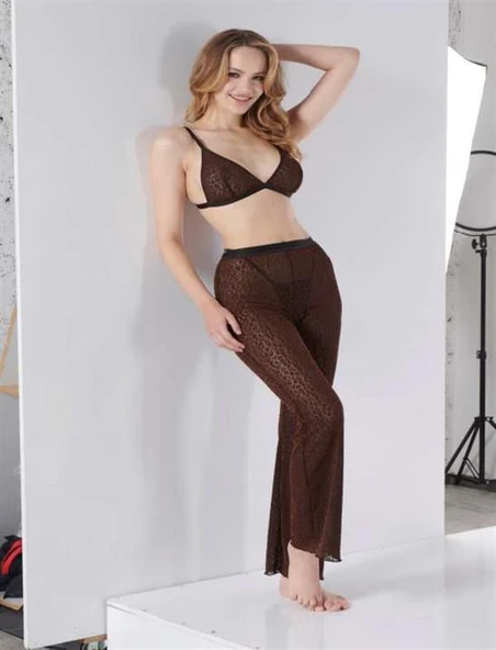 Closet Siyah   Sütyen Pijama Takımı ürün görseli 1