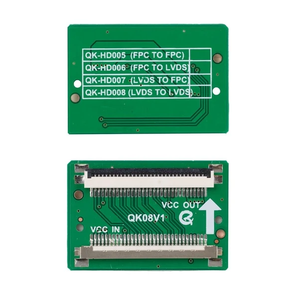 Lcd Panel Flexi Repair Kart QK08V1 Hd Lvds To Fpc Lg İn Sam Out QK8001B ürün görseli 1