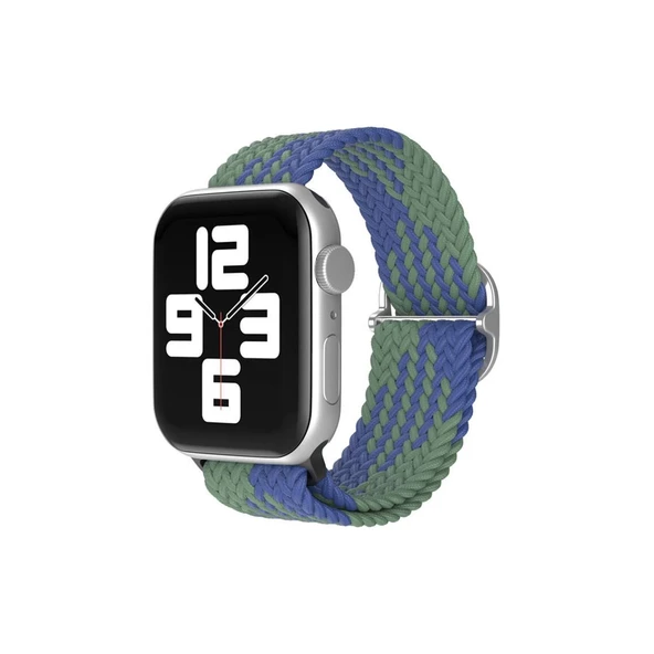 Watch 42mm  Kordon - Yeşil-lacivert ürün görseli 1