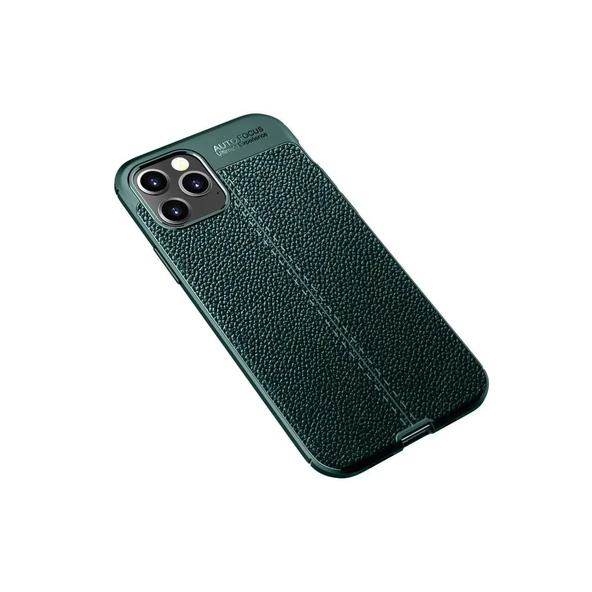 İphone 12 Pro Max Kılıf Auto Focus Kapak - Yeşil - Resim 2
