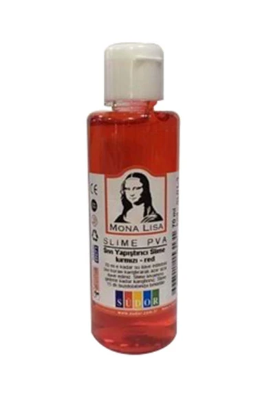 Südor Monalisa Sl01-3 Sıvı Yapıştırıcı Slime 70 Ml Kırmızı (12 Li Paket) ürün görseli 1