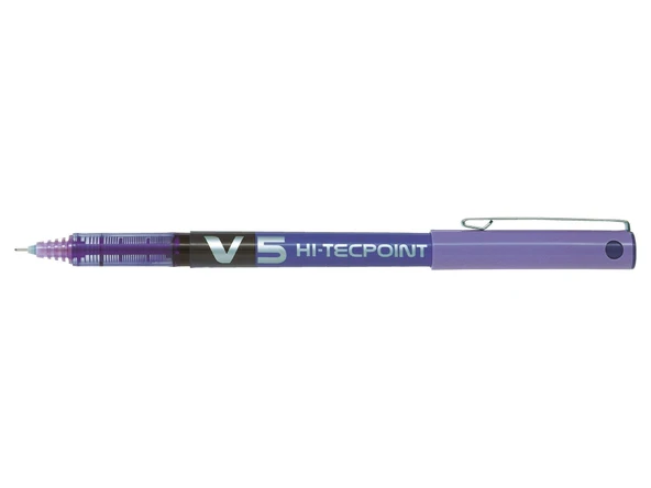 Pilot Roller Kalem V-5 Hi-Tecpoint Mor Bx-V5-V (12 Li Paket) ürün görseli 1