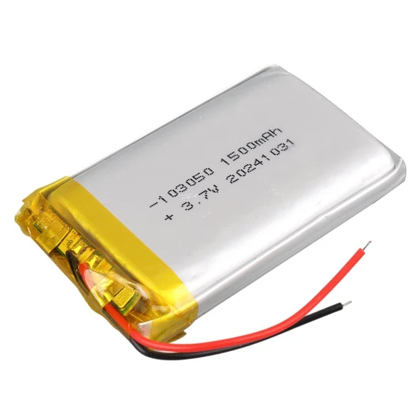 Powermaster 103050 3.7 Volt 1500 Mah Lityum Polimer Pil - Resim 2