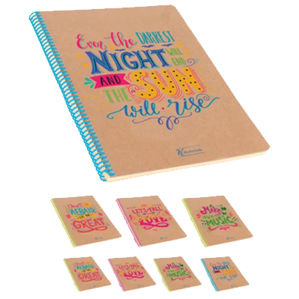 Keskin Doodles Ciltli Defter A-4 100 Yaprak Kareli 415632-99 ürün görseli 1