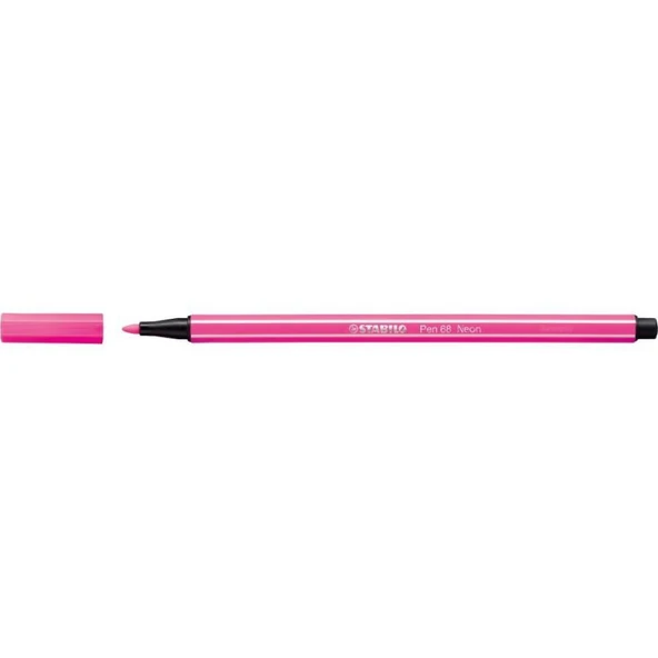 Stabilo 68/056 Keçe Uçlu Boya Kalemi 1 Mm Fosforlu Pembe (10 Lu Kutu) ürün görseli 1