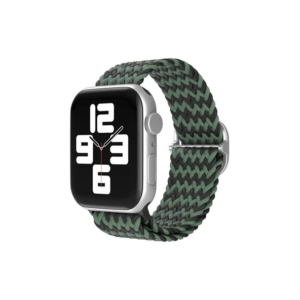 Watch 38mm  Kordon - Zigzag Yeşil-siyah ürün görseli 1