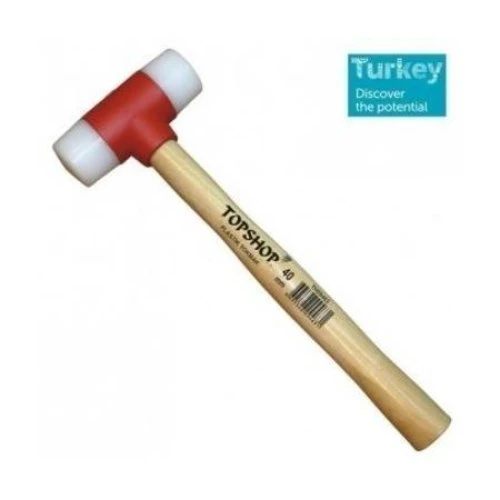 09463 Ağaç Saplı Plastik Tokmak 40 mm ürün görseli 1