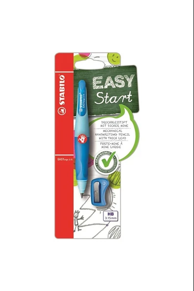 Stabilo Kurşun Kalem Easyergo 3.15 Sağ Mavi B-46873-10 ürün görseli 1