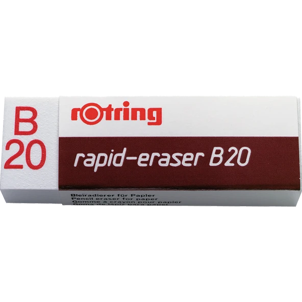 Rotring B-20 Aydınger Silgi S0194570 (20 Li Paket) ürün görseli 1