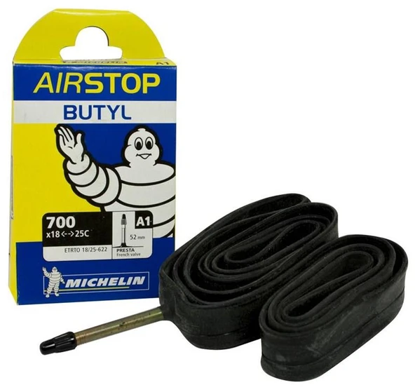 Michelin A1airstop İnce Sibop İç Lastik 700X18-25 48MM 28 Jant Yol Bisikleti Lastiği ürün görseli 1