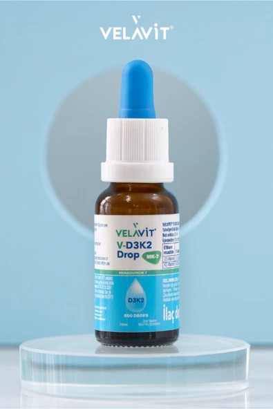 Velavit D3k2 Drop 20 ml 800 Drop - Resim 2