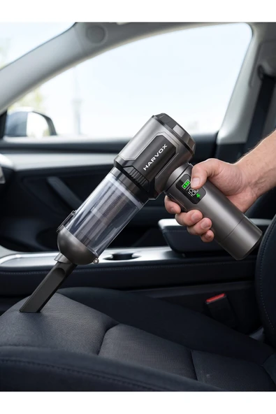 Vacuum Cleaner Araç İçi Kablosuz Süpürge Hızlı Şarj 20.000 Pa 4 in 1 ürün görseli 1