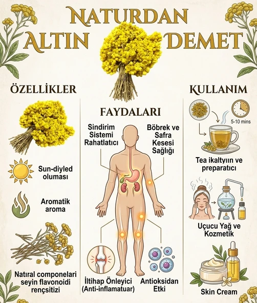 Altın Otu Doğal 3 Demet - Resim 3
