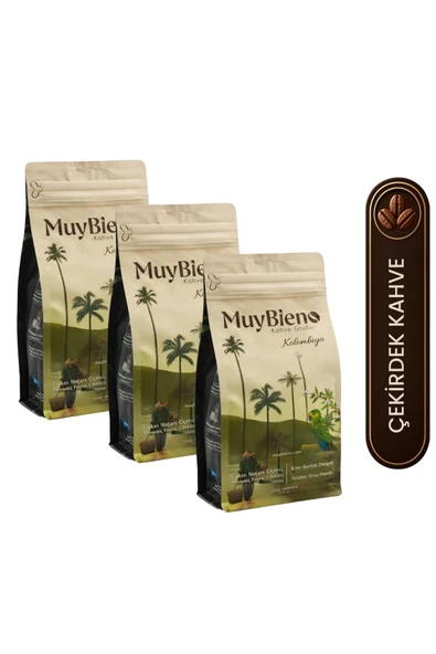 mb Muybieno Kolombiya Medellin Çekirdek Kahve Avantaj Paketi 3x250 g ürün görseli 1