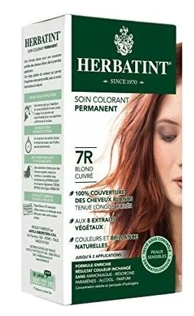 Herbatint Bitkisel Saç Boyası 7R Copper Blonde Bakır Sarı 150 ml ürün görseli 1