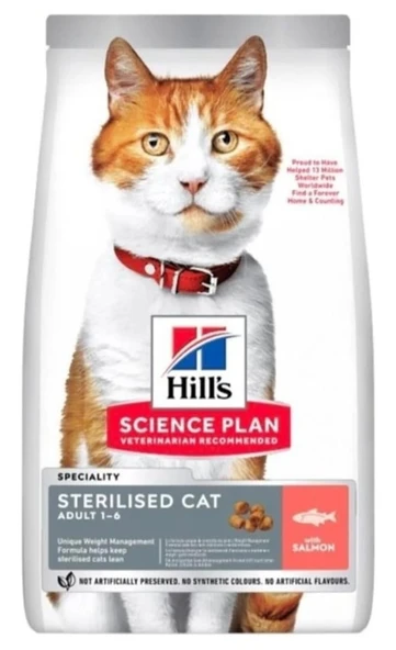 Hill's Somonlu Kısırlaştırılmış Açık Yetişkin Kedi Maması 3 KG ürün görseli 1