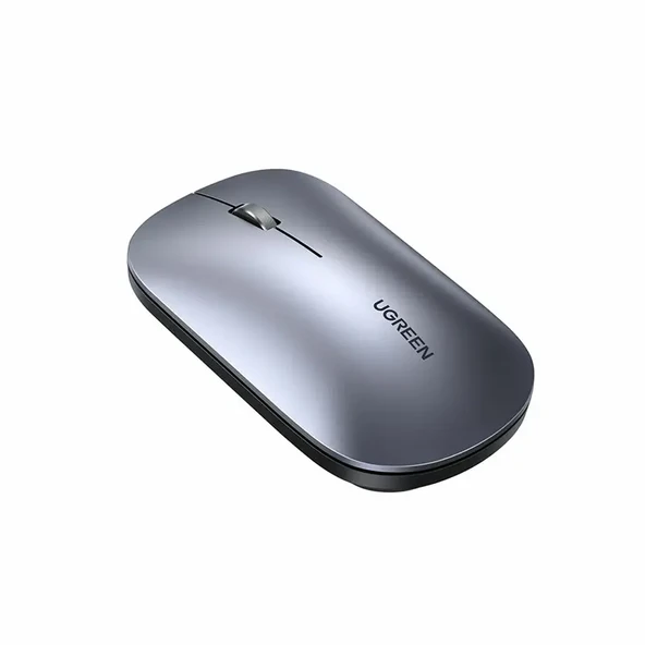 UGREEN 65180 M256 Dual Mode 4000dpi 2.4GHz Kablosuz ve Bluetooth Sessiz Optik Mouse Gri ürün görseli 1